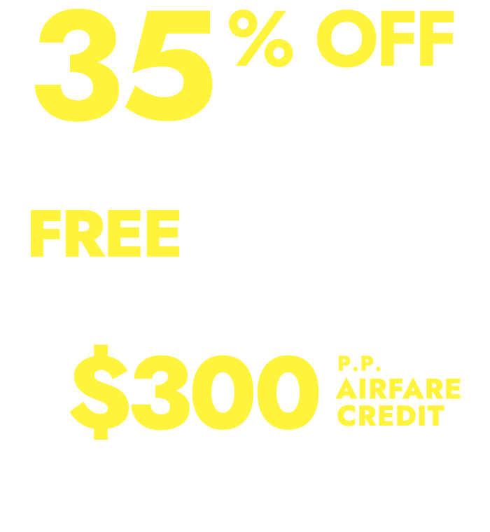 35% off Cruises