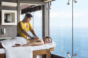 MSC Aurea SPA therapist giving a treatment onboard MSC Musica360x240